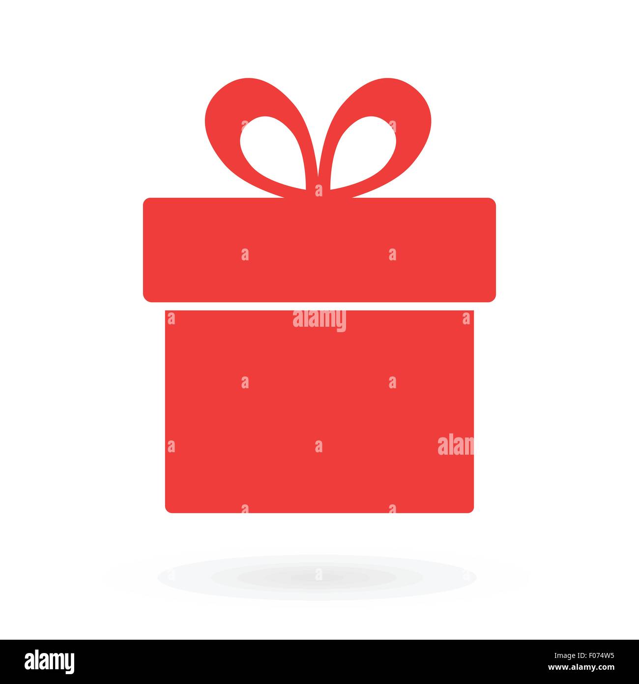 Presente box icona illustrazione vettoriale Illustrazione Vettoriale