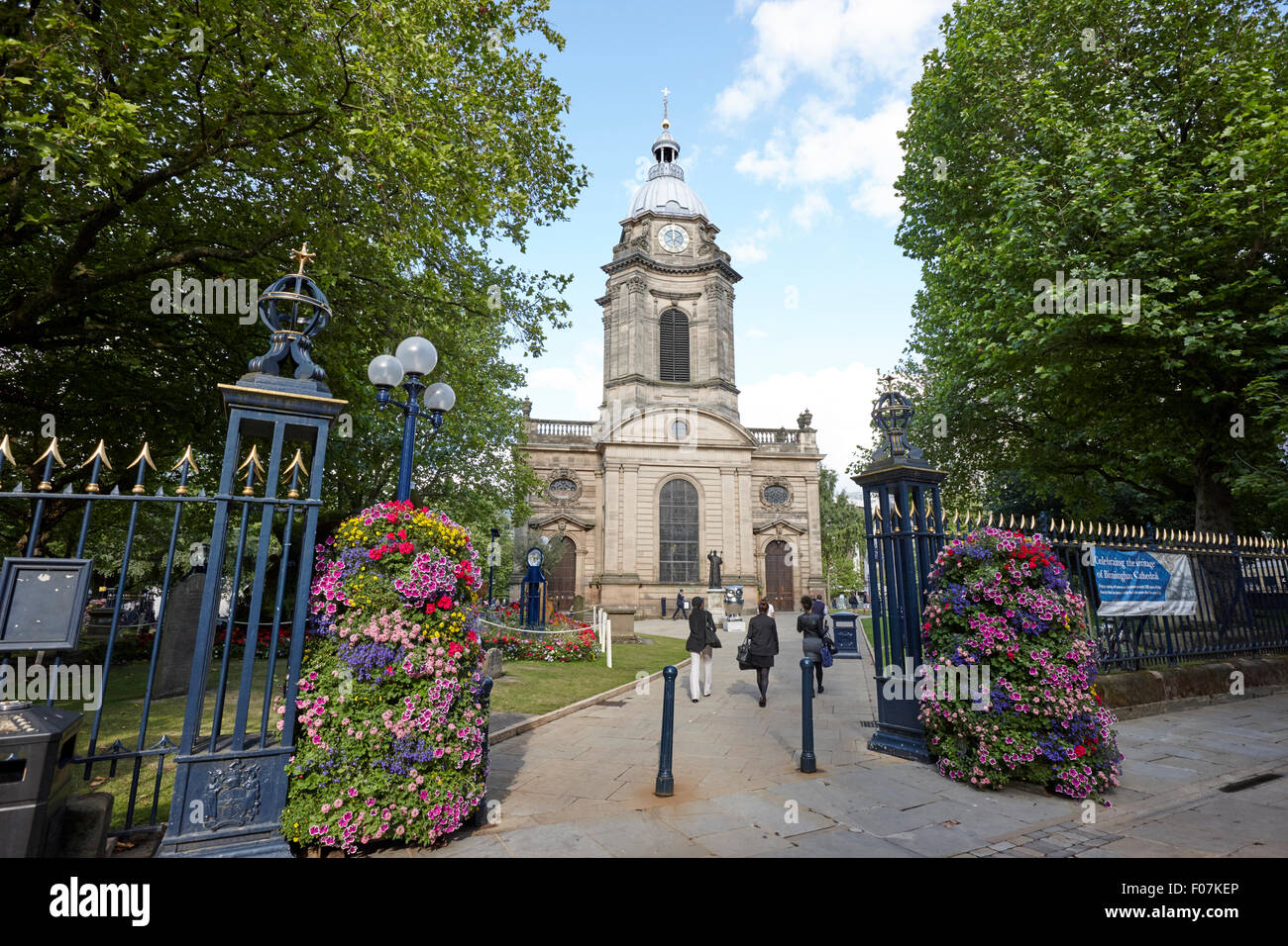 Philips st Birmingham Cathedral Regno Unito Foto Stock