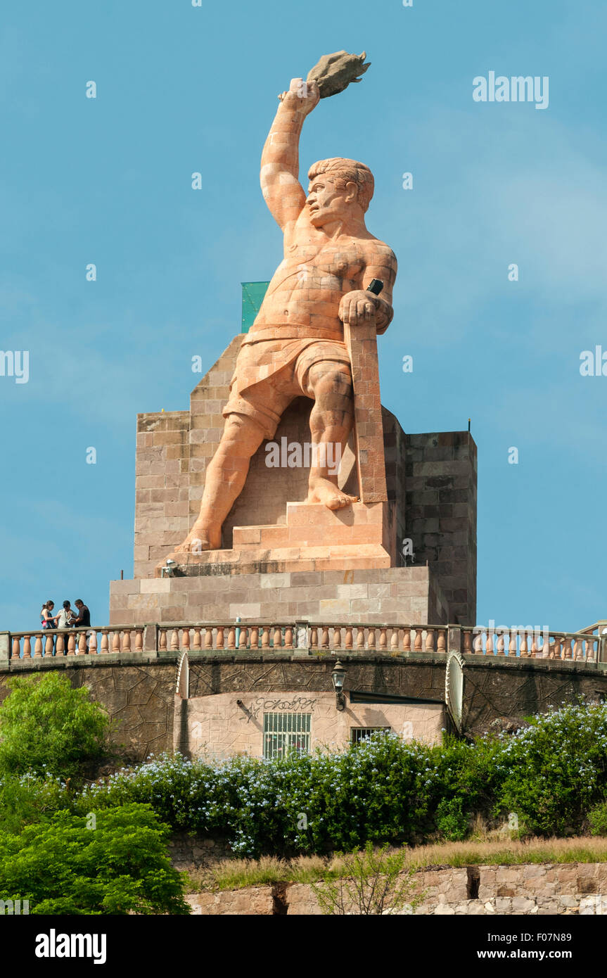 Statua di El Pipila, Guanajuato, Messico Foto Stock