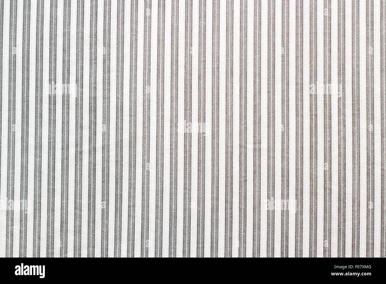 Materiale formano una camicia - bianco e nero tessuto Foto Stock