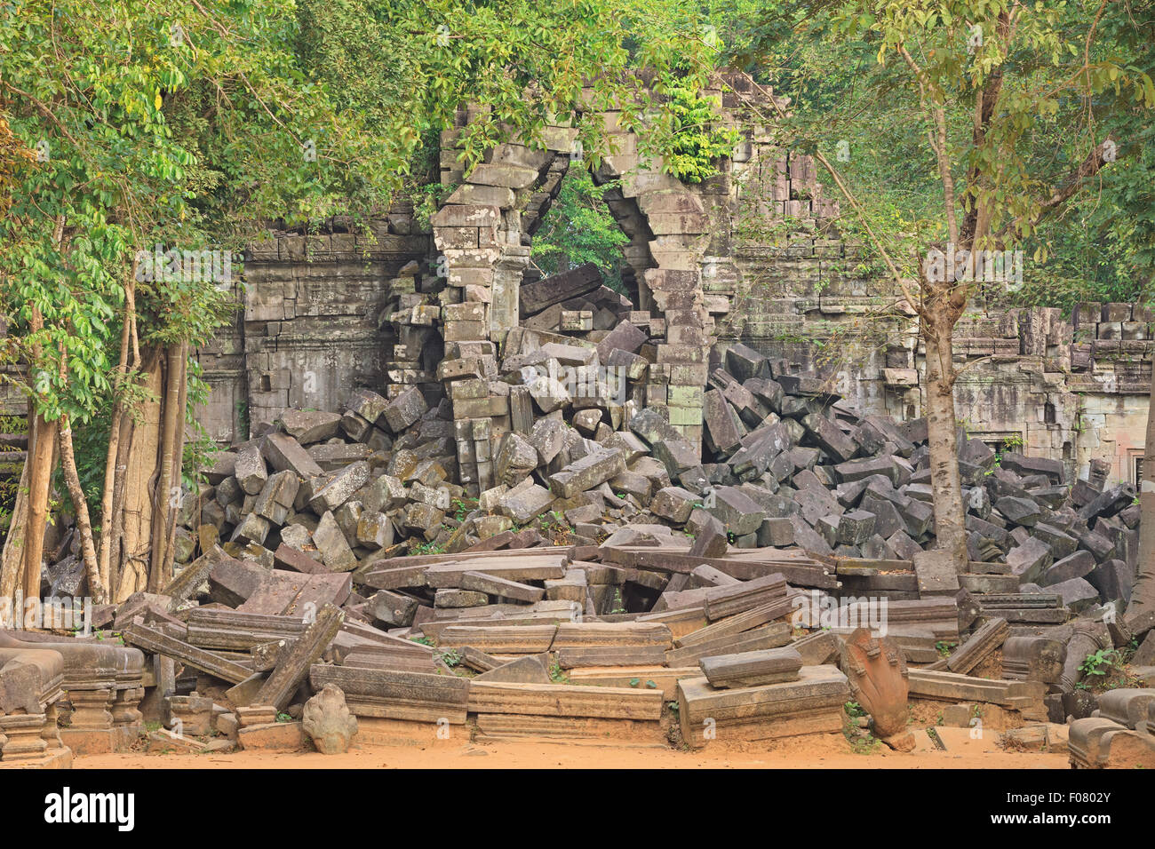 Beng Mealea, Tempio di Angkor, Cambogia Foto Stock