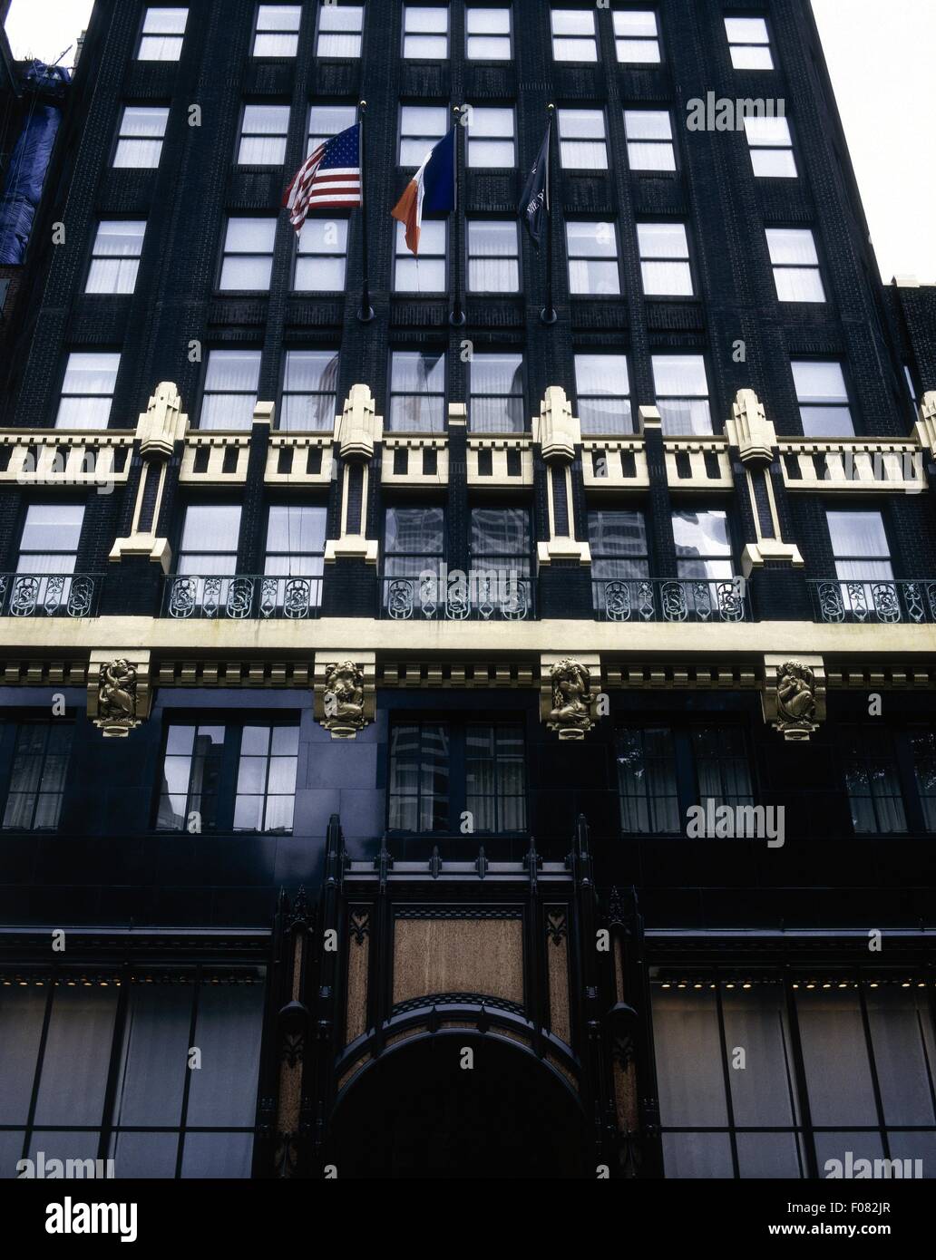 Ingresso di Bryant Park Hotel, New York Foto Stock