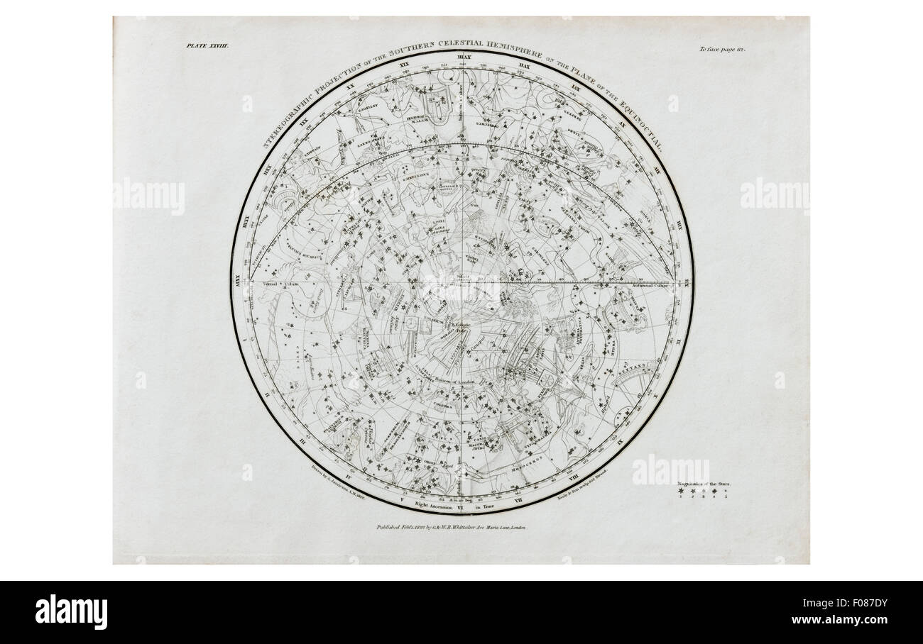 Alexander Jamieson's Celestial Atlas Foto Stock