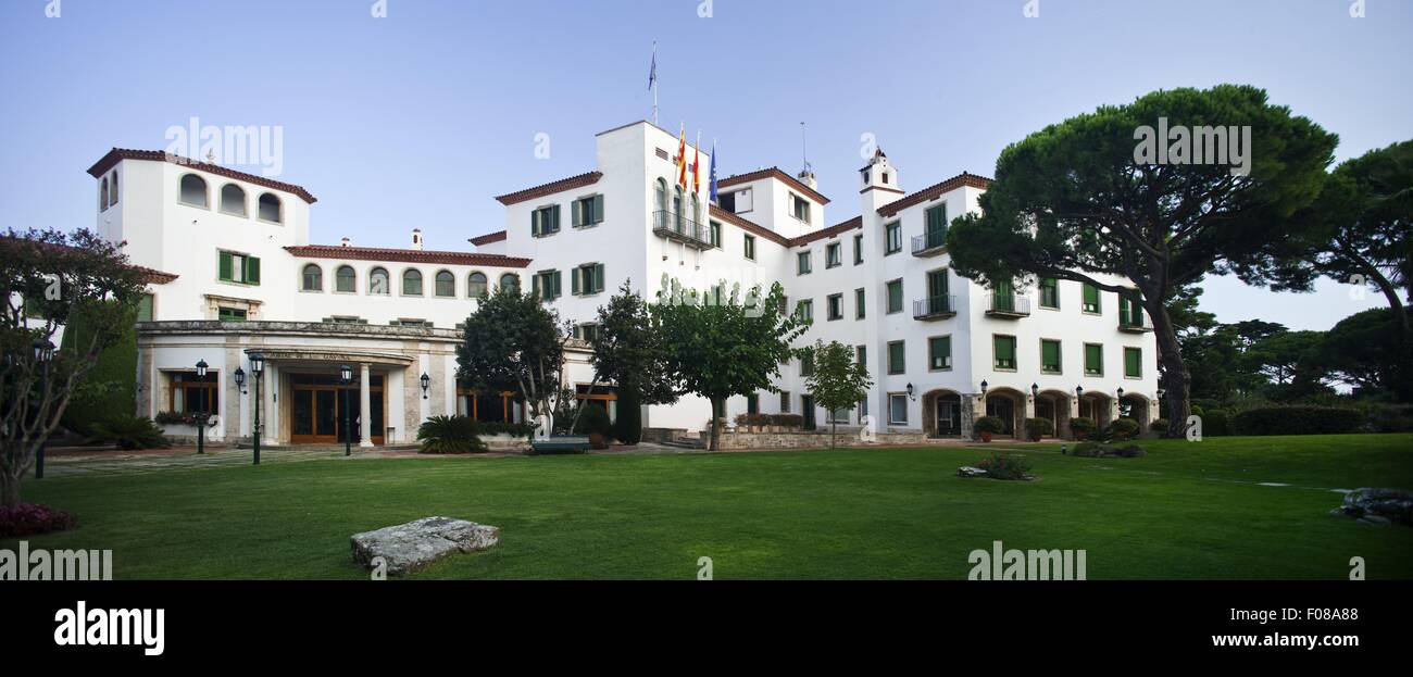 Vista del Hotel de La Gavina in S'Agaro, Girona, Spagna Foto Stock