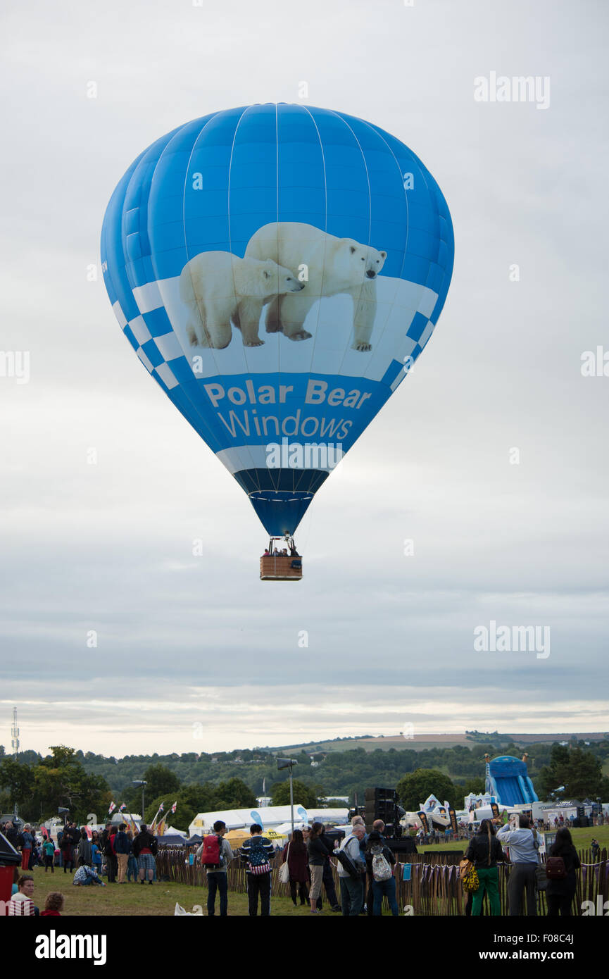 I palloni ad aria calda in decollo a Bristol Balloon Fiesta Foto Stock