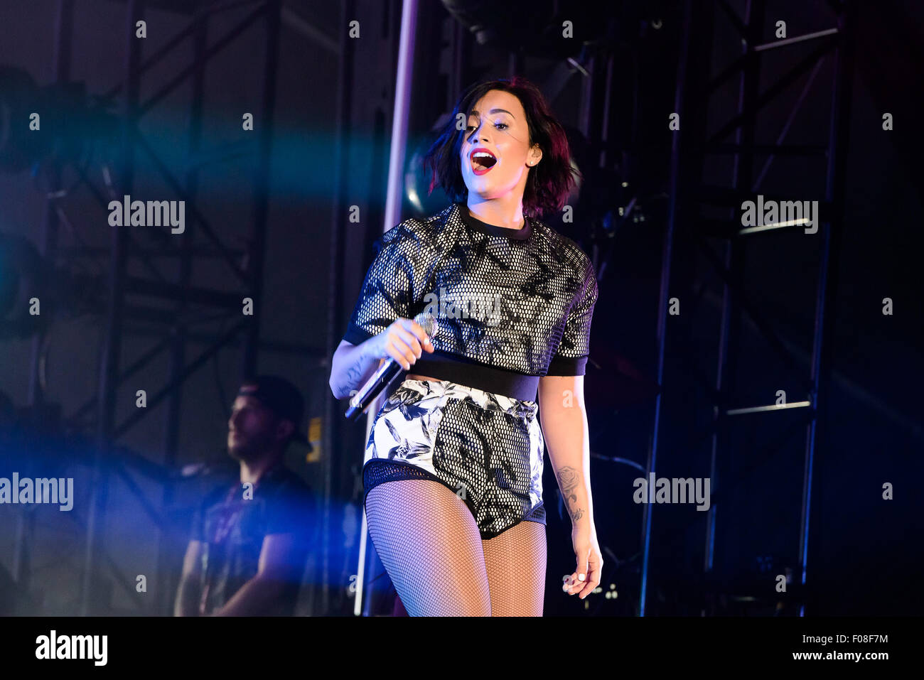 Digifest 2015 tenutasi a CitiField nel Queens con: Demi Lovato dove: New York New York, Stati Uniti quando: 07 Giu 2015 Foto Stock