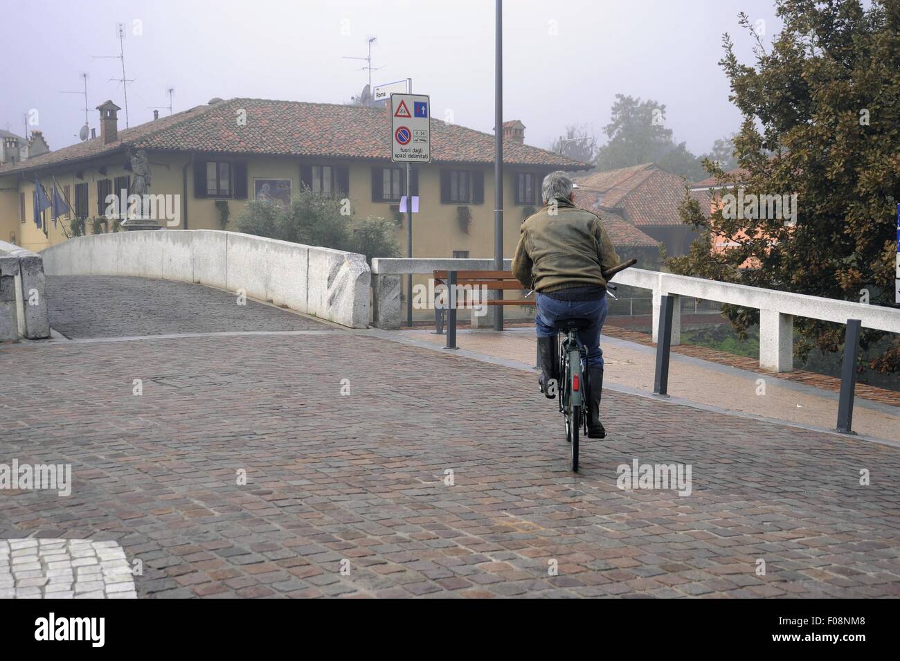 Cassinetta di Lugagnano tipico piccolo villaggio nei pressi di Milano (Lombardia, Italia), Villa Visconti-Castiglioni-Maineri Foto Stock
