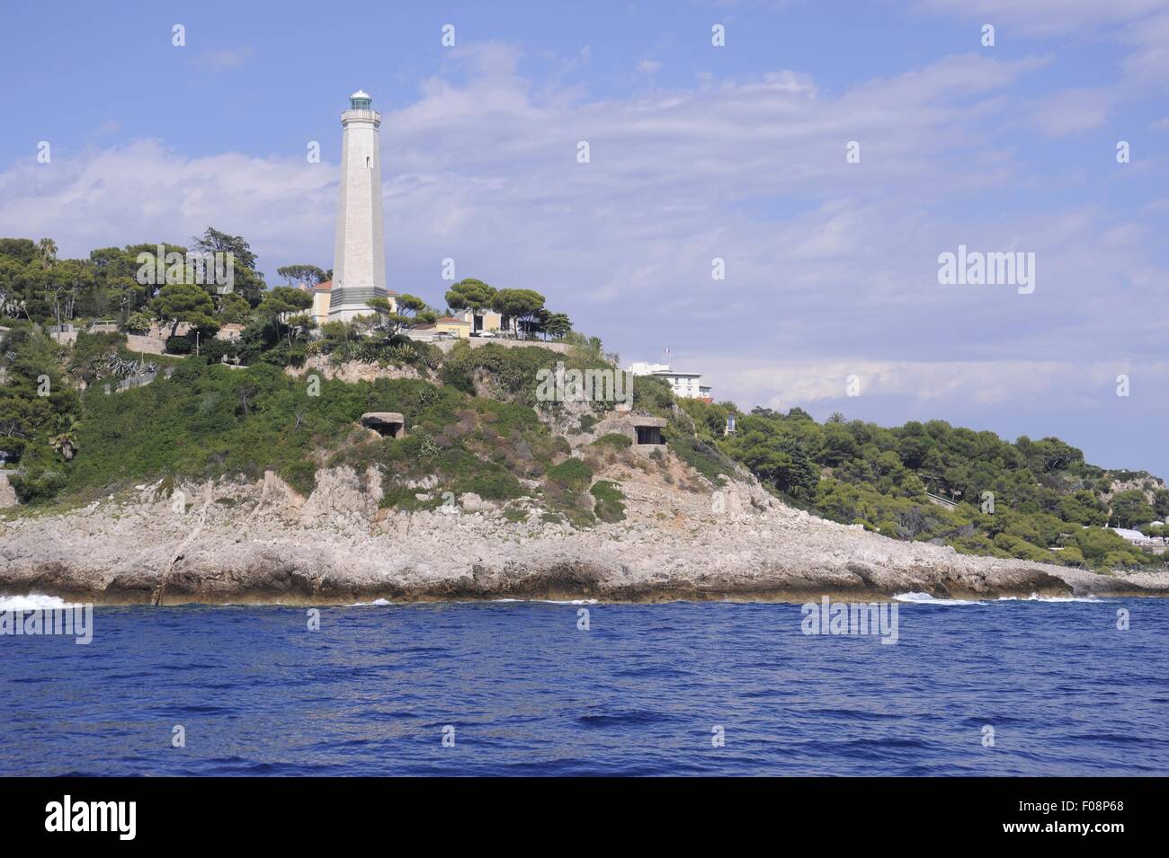 Francia, Riviera francese, il Cap Ferrat lighthouse Foto Stock