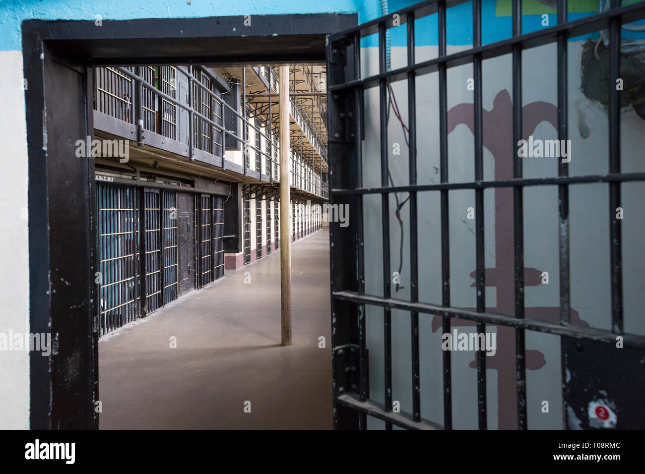 Rawlins, Wyoming - Il precedente stato del Wyoming Penitenzieria, chiuso nel 1981. Foto Stock