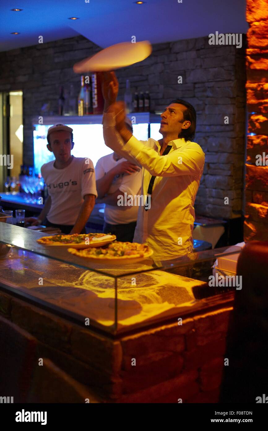 Air show in Italia Hugo's restaurant, Monaco di Baviera, Germania Foto Stock