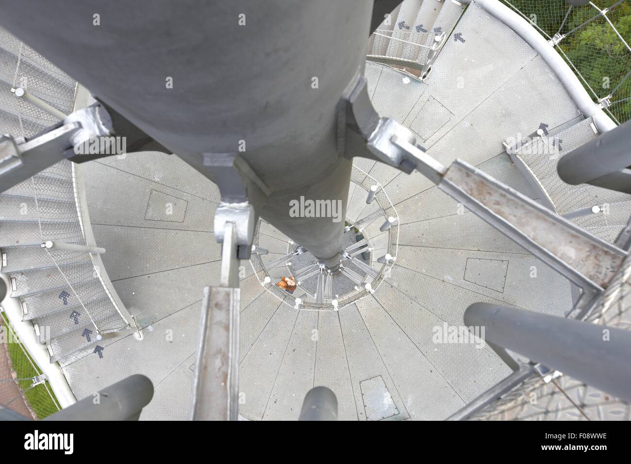 Pilastro della Killesbergturm a Stoccarda, Germania Foto Stock