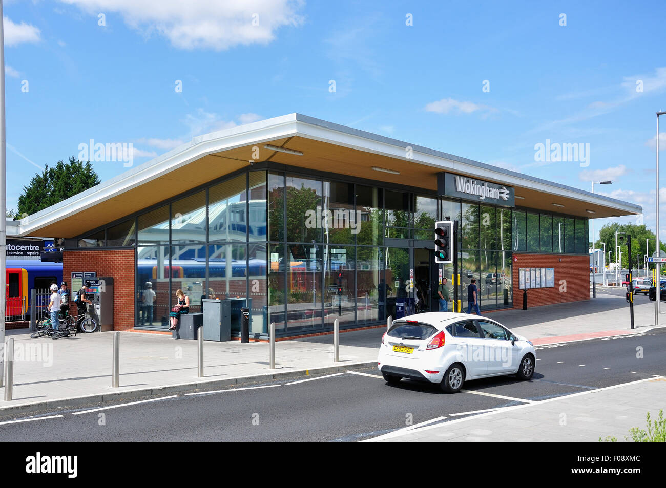 Wokingham stazione ferroviaria, Station Road, Wokingham, Berkshire, Inghilterra, Regno Unito Foto Stock