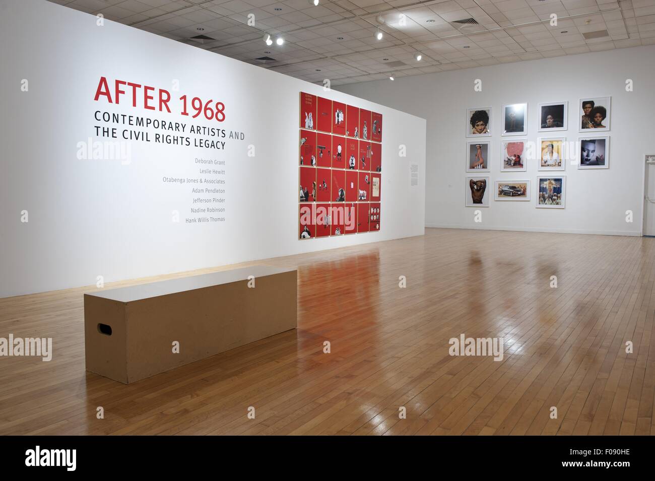 Esposizione di artisti contemporanei nel Museo di Bronx, New York, Stati Uniti d'America Foto Stock