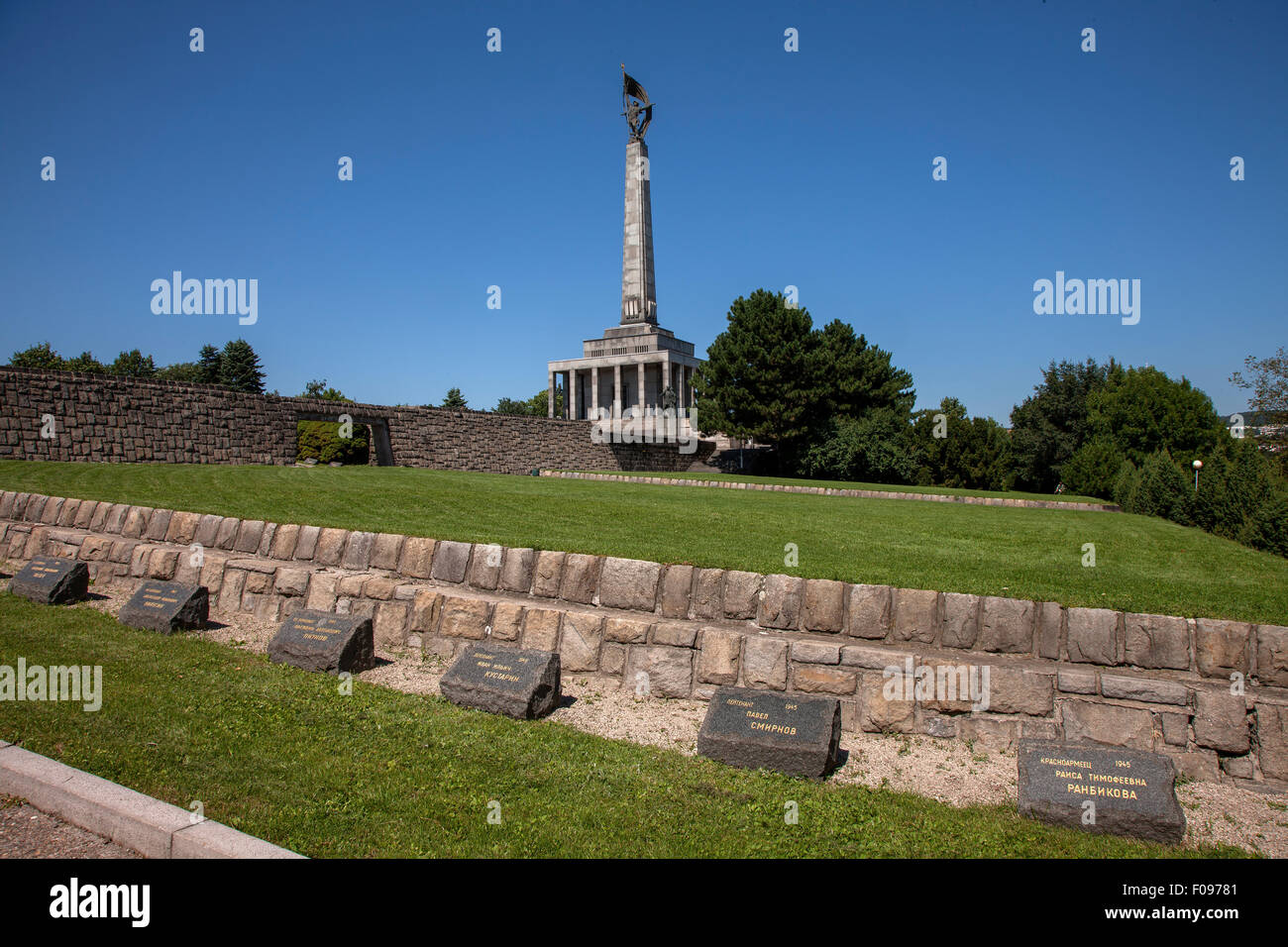 Slavin War Memorial, Bratislava, Slovacchia Foto Stock