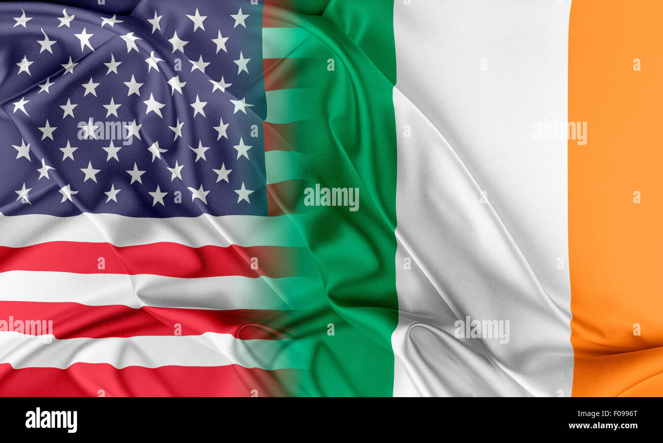 USA e Irlanda Foto Stock