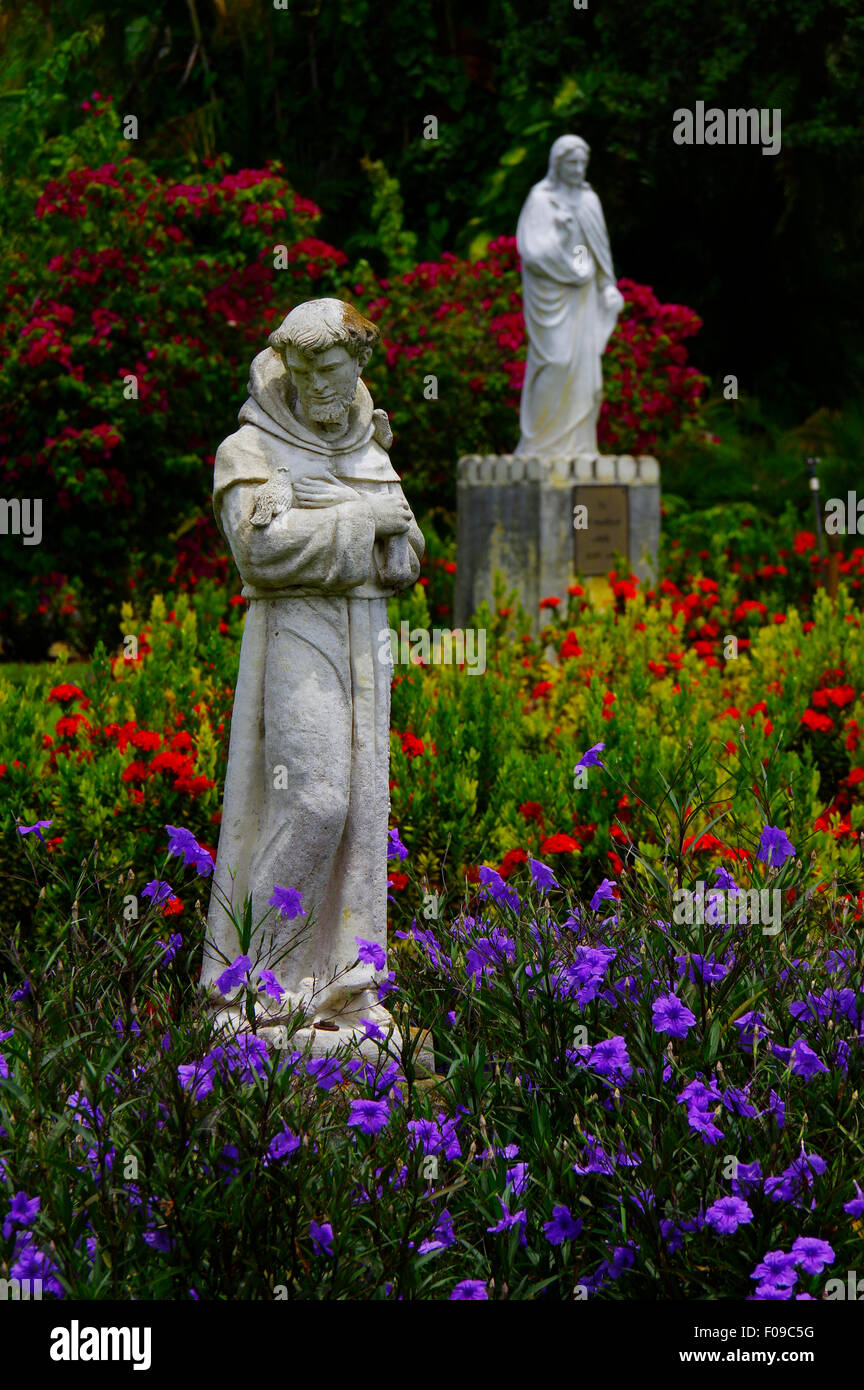 Giardino di San Bernardo di Clairvaux monastero nel North Miami Foto Stock