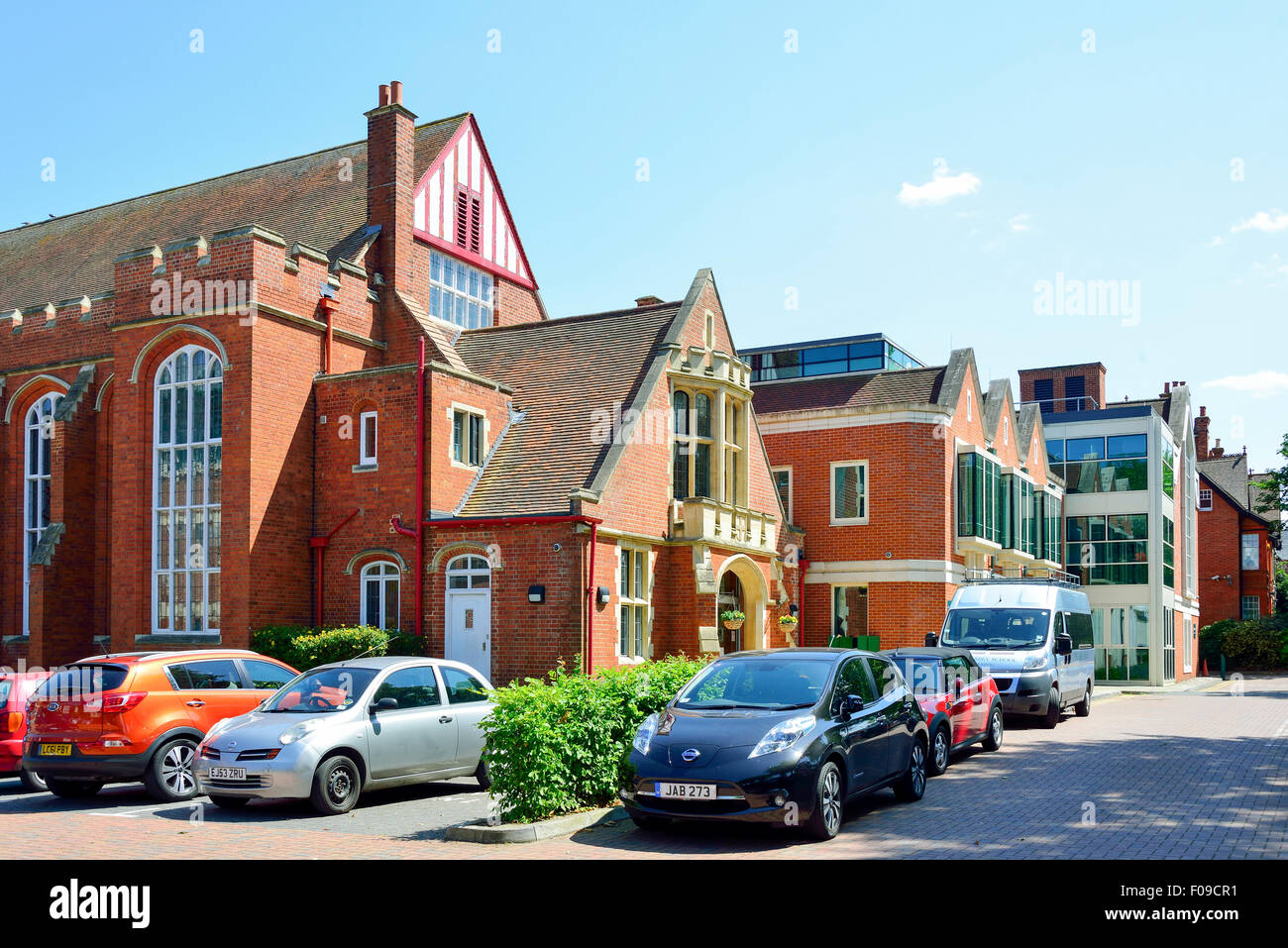 La Abbey School (Indipendente giorno scuola per ragazze), Kendrick Road, Reading, Berkshire, Inghilterra, Regno Unito Foto Stock
