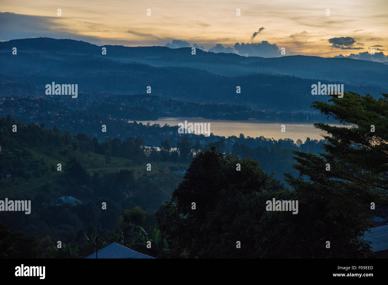 Gashonga stazione di lavaggio, a Cyangugu, Ruanda ©2015 Ilene Perlman Foto Stock