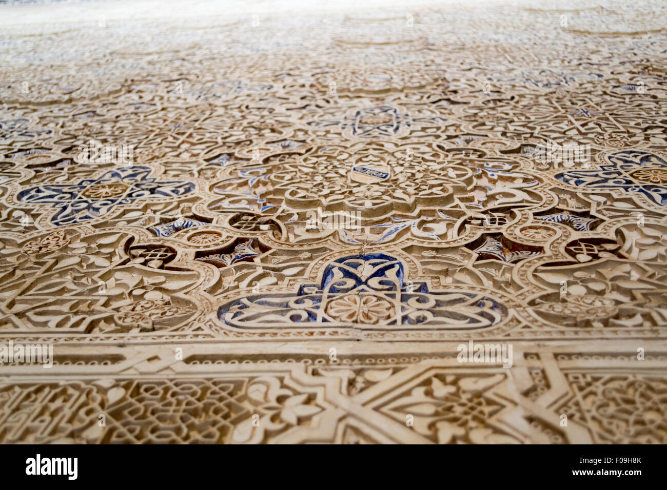 Alhambra Palace si trova a Granada (Spagna) è un master pice della islamico/architettura musulmana in Europa Foto Stock