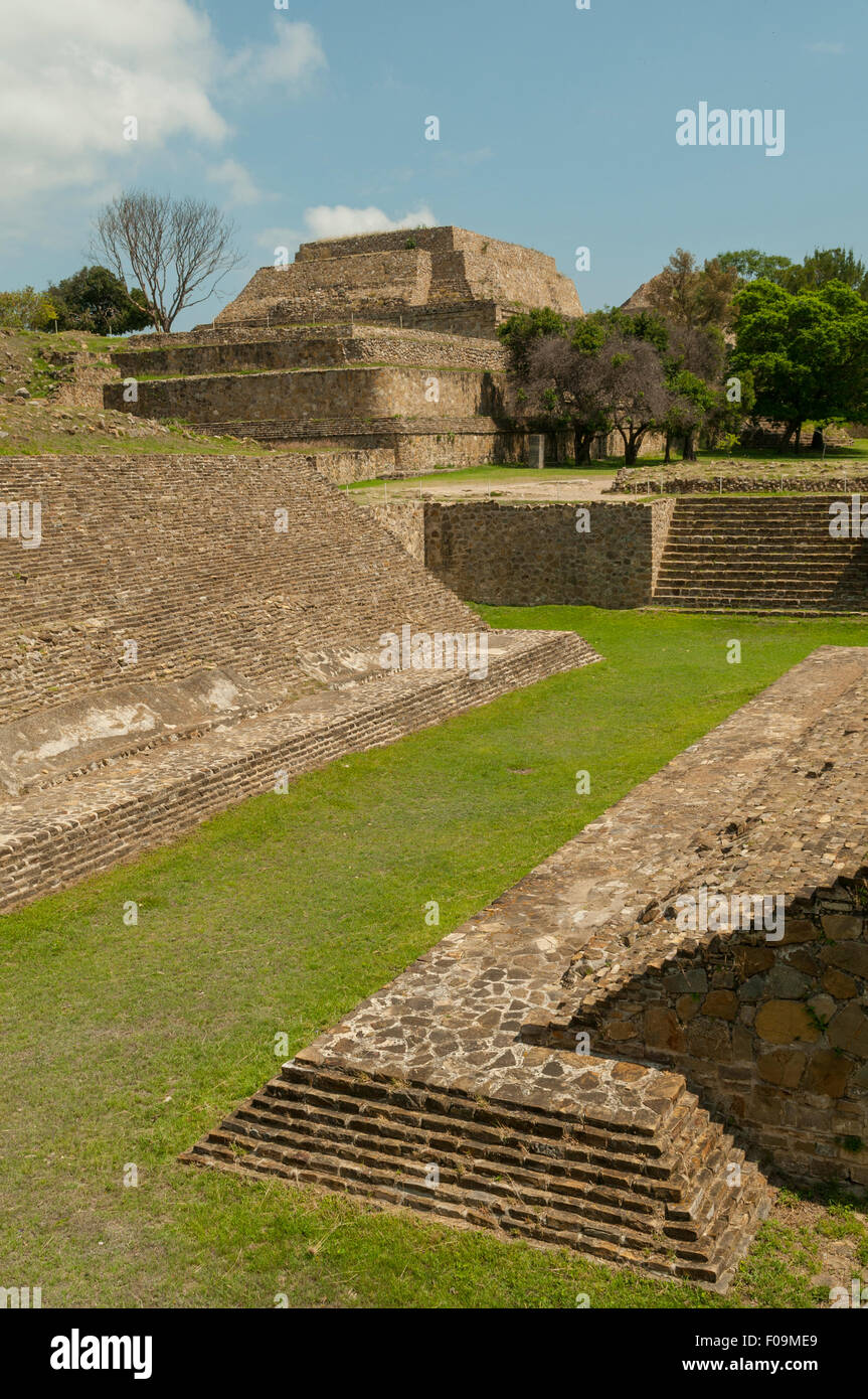 Area Sport, Monte Alban, Messico Foto Stock