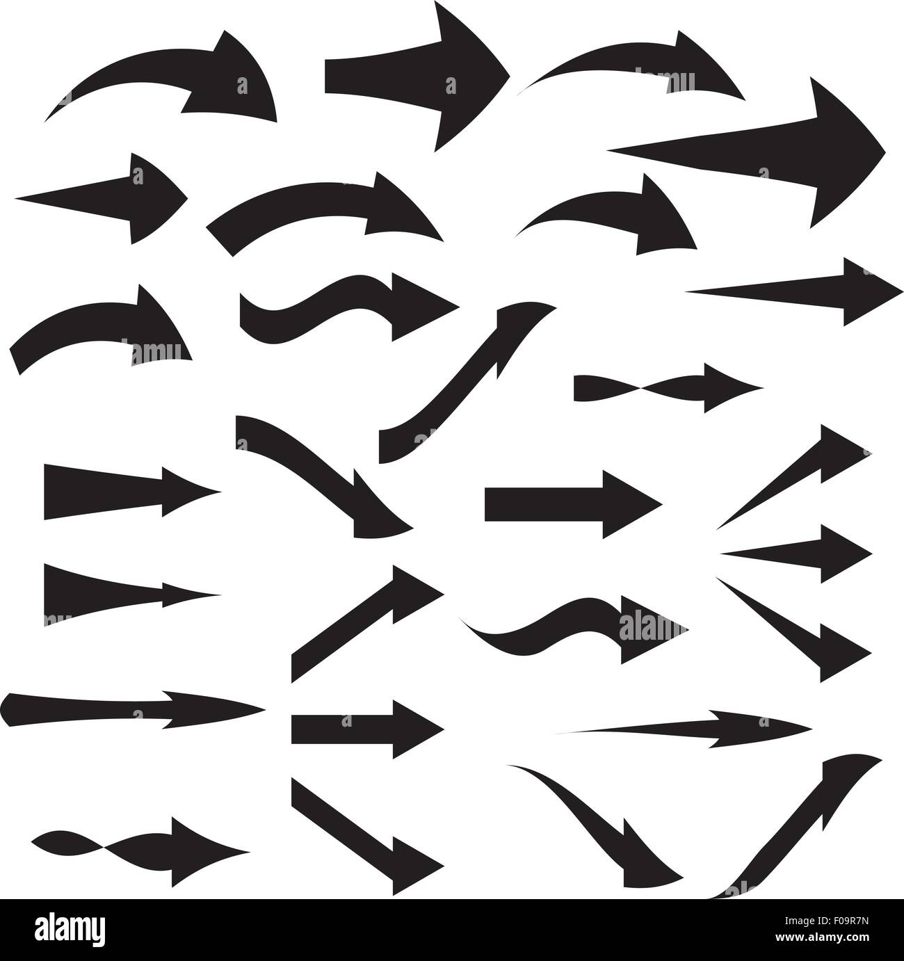 Curved arrow immagini e fotografie stock ad alta risoluzione - Alamy