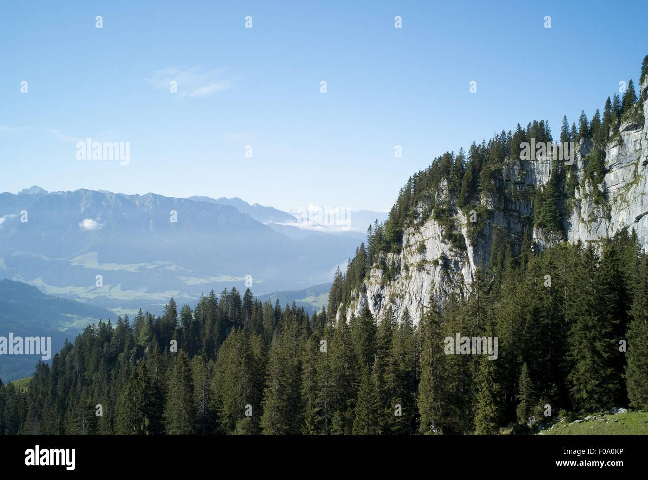 Chiemgau montagna delle Alpi in Baviera, Germania Foto Stock