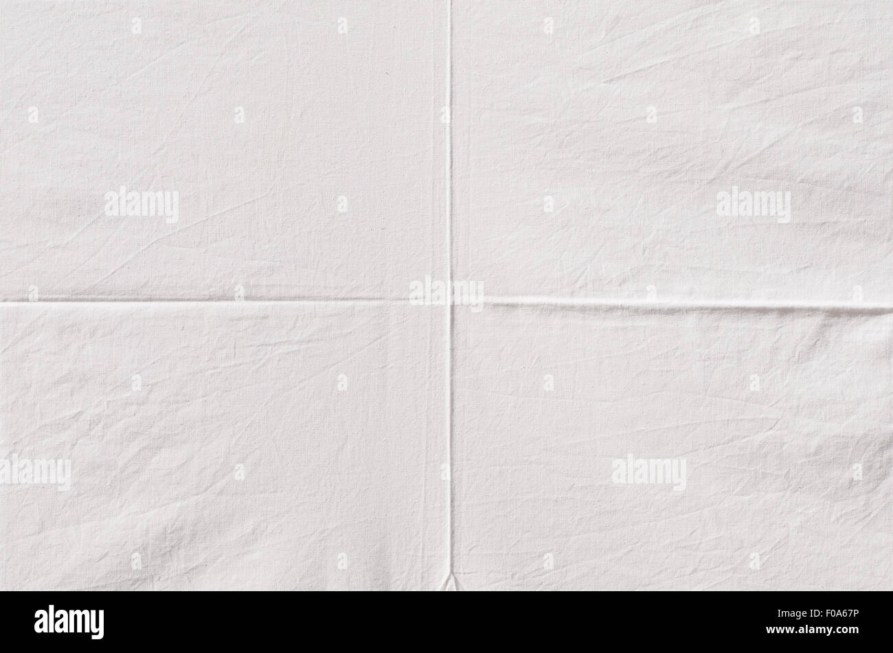 Bianco tessuto rugoso sfondo texture Foto Stock