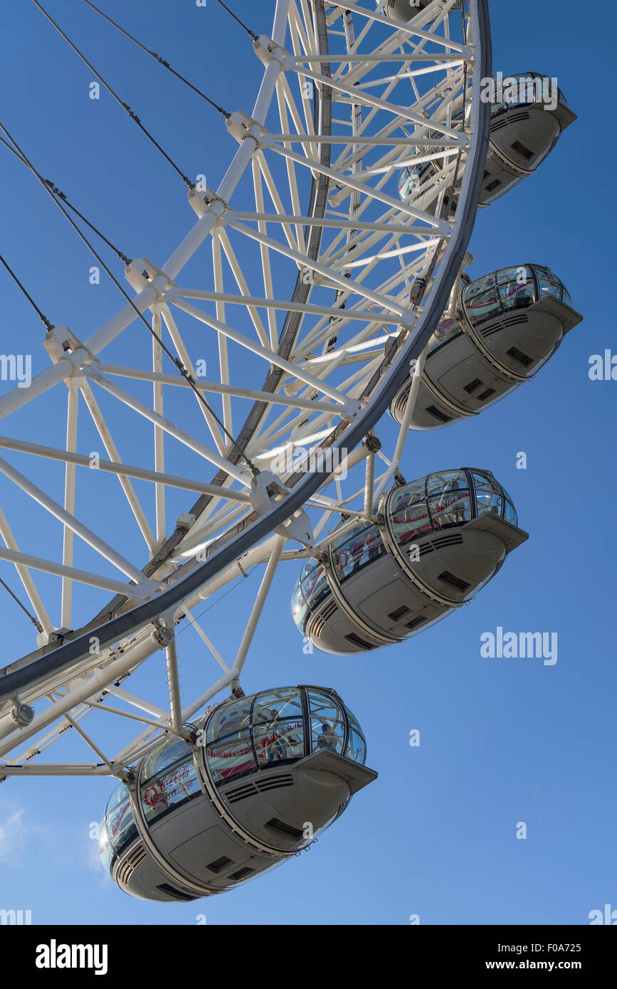 Millennium Wheel London Eye South Bank UK Foto Stock