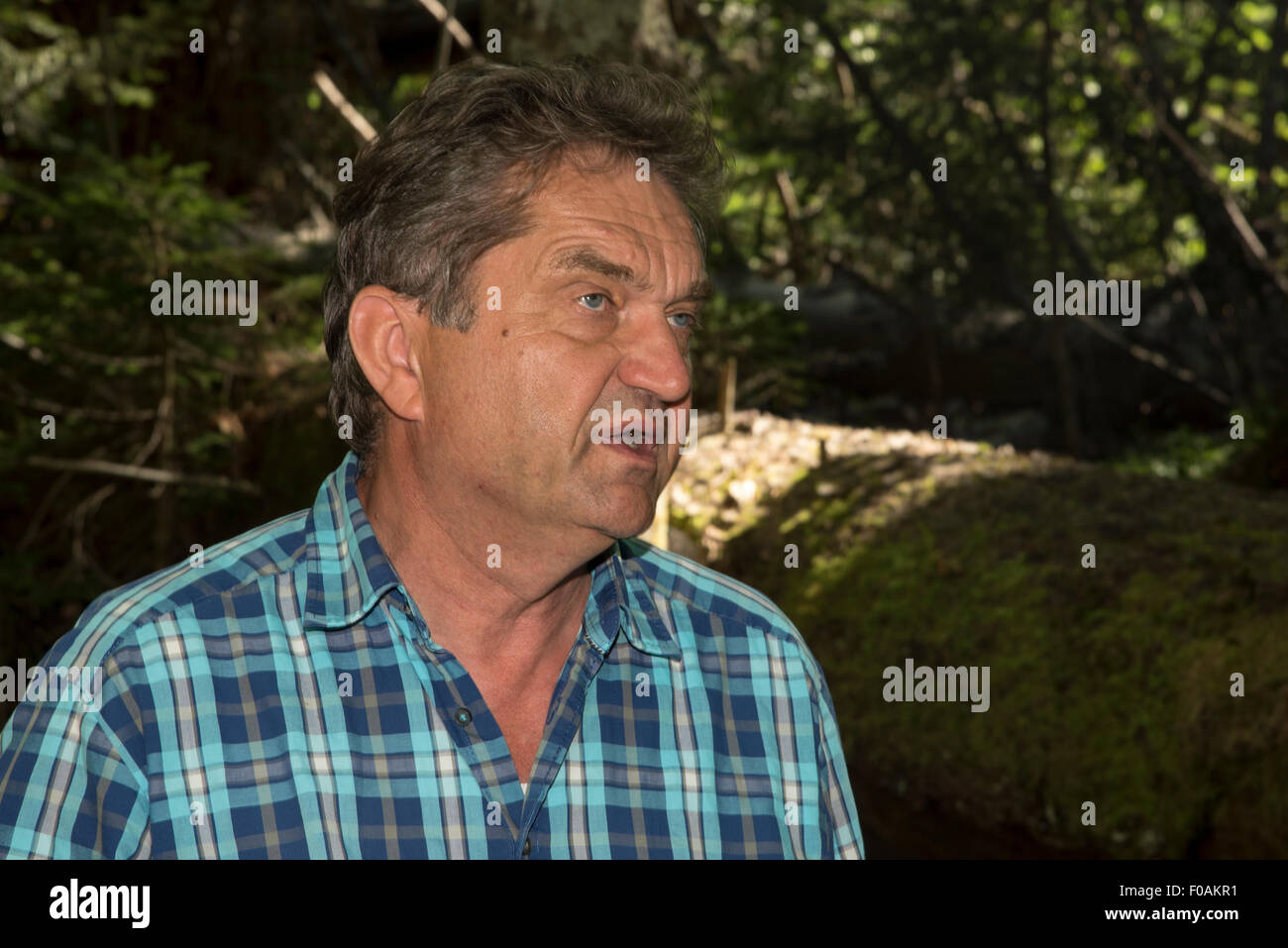 Il dottor Franz Leibl studiato biologia e ha fatto il suo dottorato di ricerca in biologia di conservazione. È Direttore del Parco Nazionale della Foresta Bavarese. Foto Stock