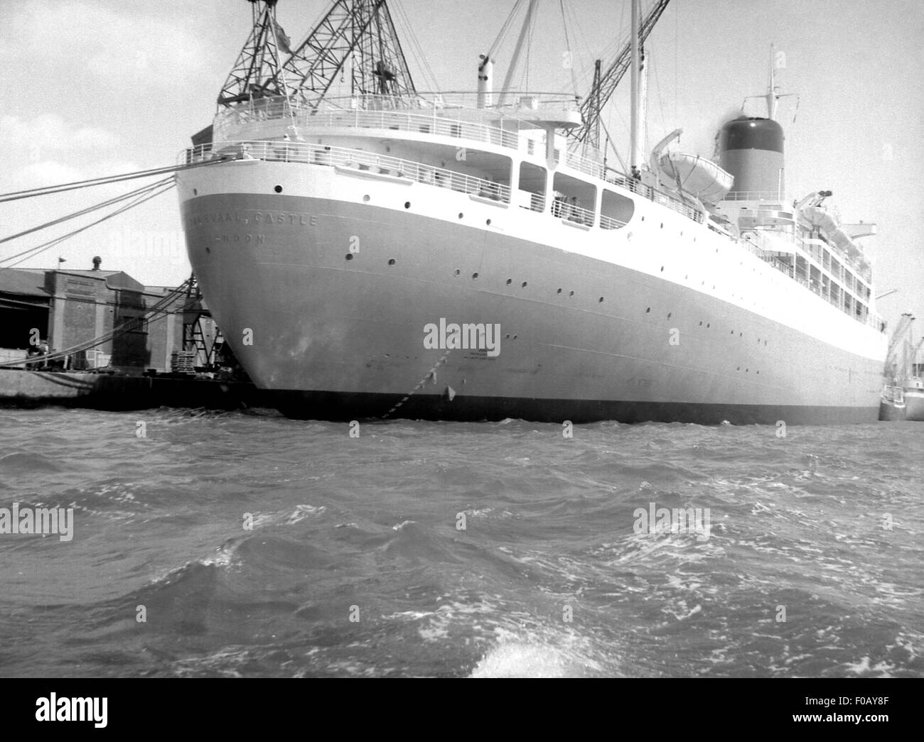 Transvaal RMS Castello degli anni cinquanta Foto Stock