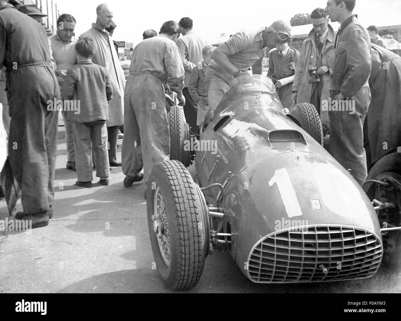 GP di Gran Bretagna a Silverstone 1951 Foto Stock