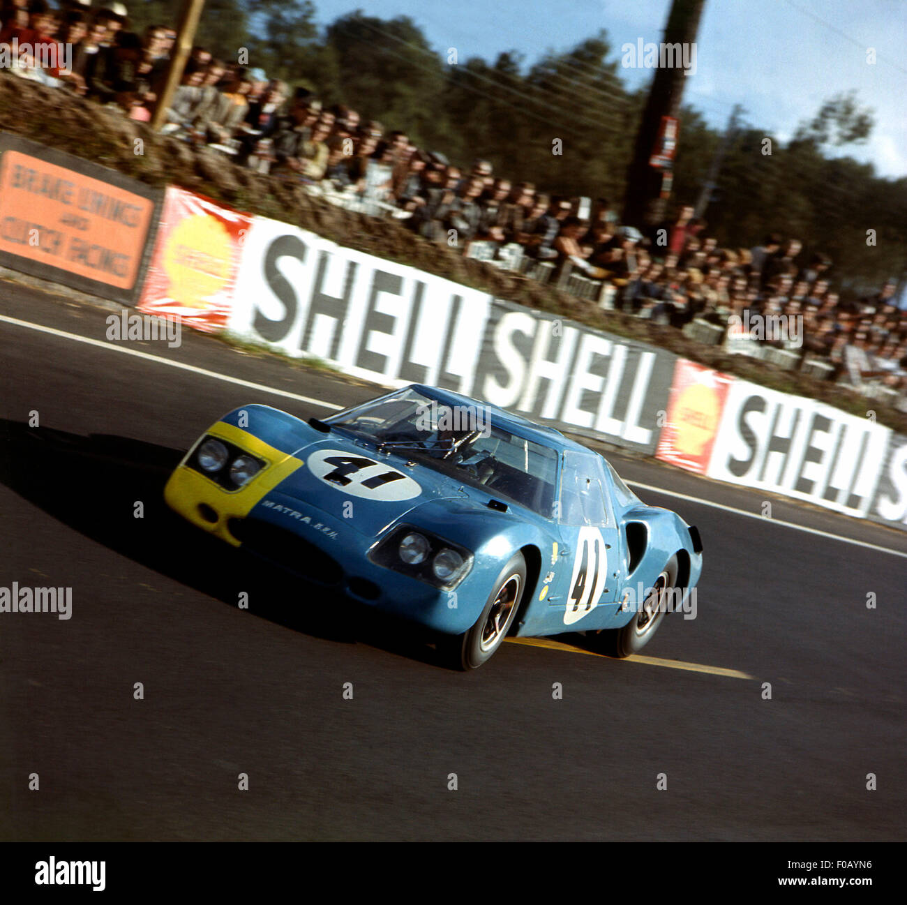 24 Ore Le Mans gara 19 Giugno 1966. Jean-Pierre Beltoise,Johnny Servoz-Gavin - Matra M620 BRM ritirato. Foto Stock