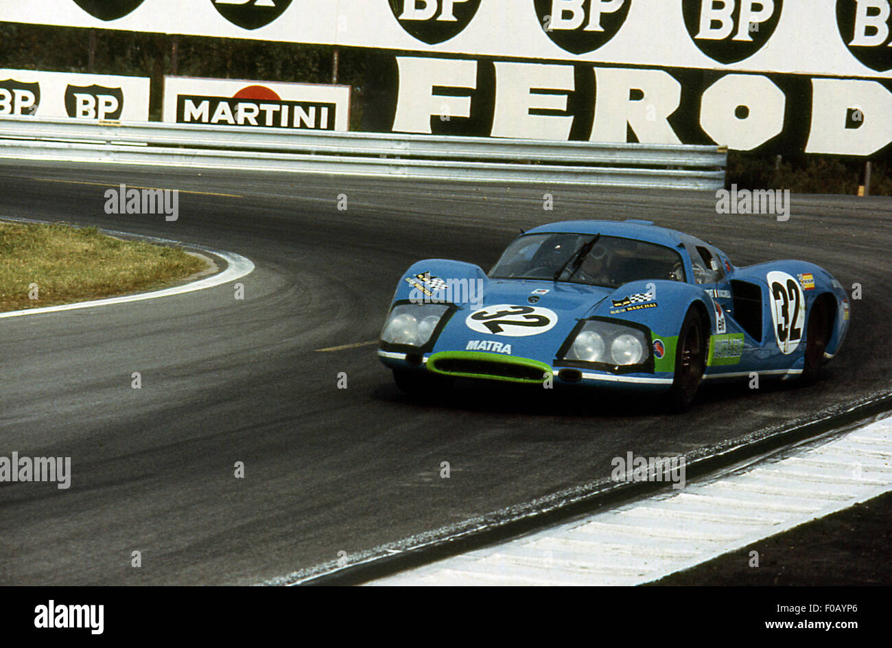 Le Mans 1967 968 Jean Guichet,Nino Vaccarella Matra MS630 terminato 5th. Foto Stock
