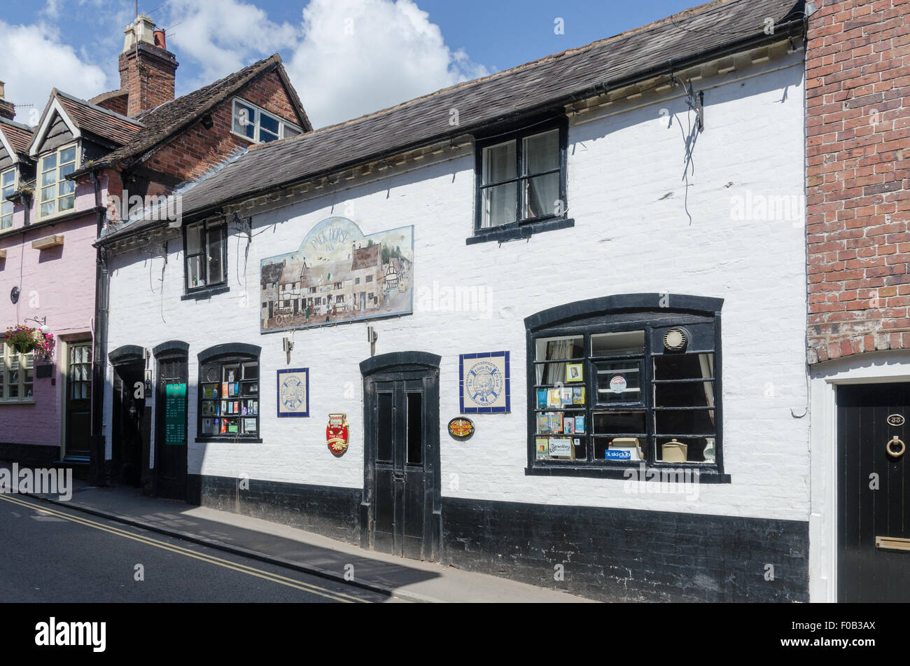 Il Pack Horse Inn public house in Baja Sardinia, Worcestershire Foto Stock