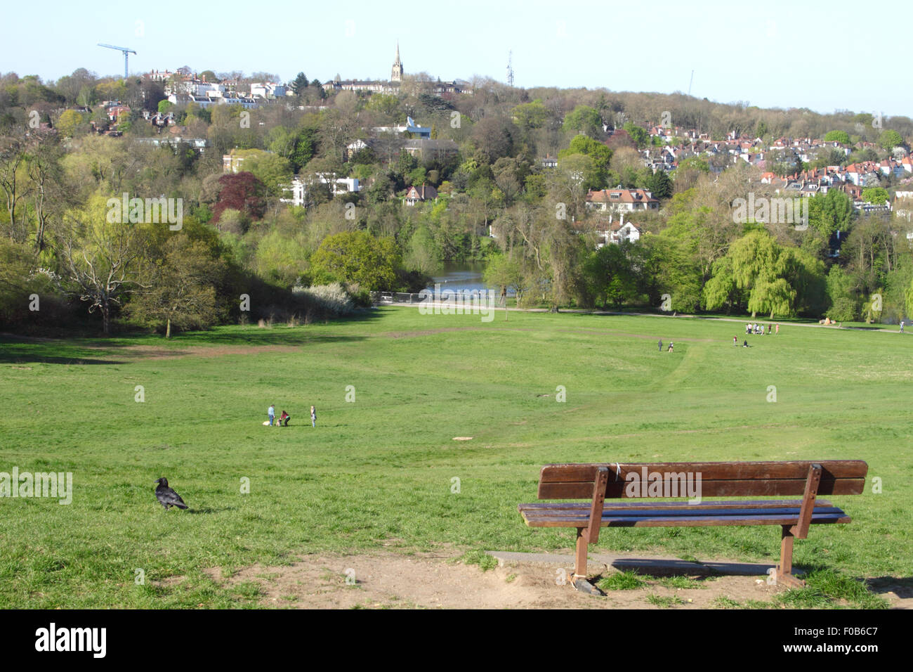 Hampstead Heath Londra Primavera 2015 Foto Stock