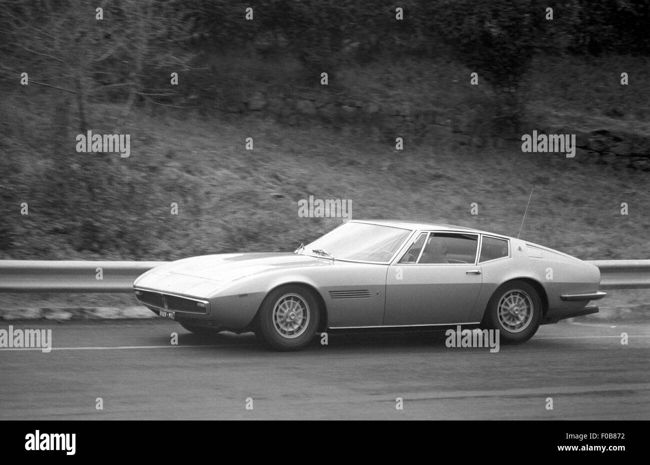 Maserati Ghibli produzione Gran Turismo in azione Foto Stock