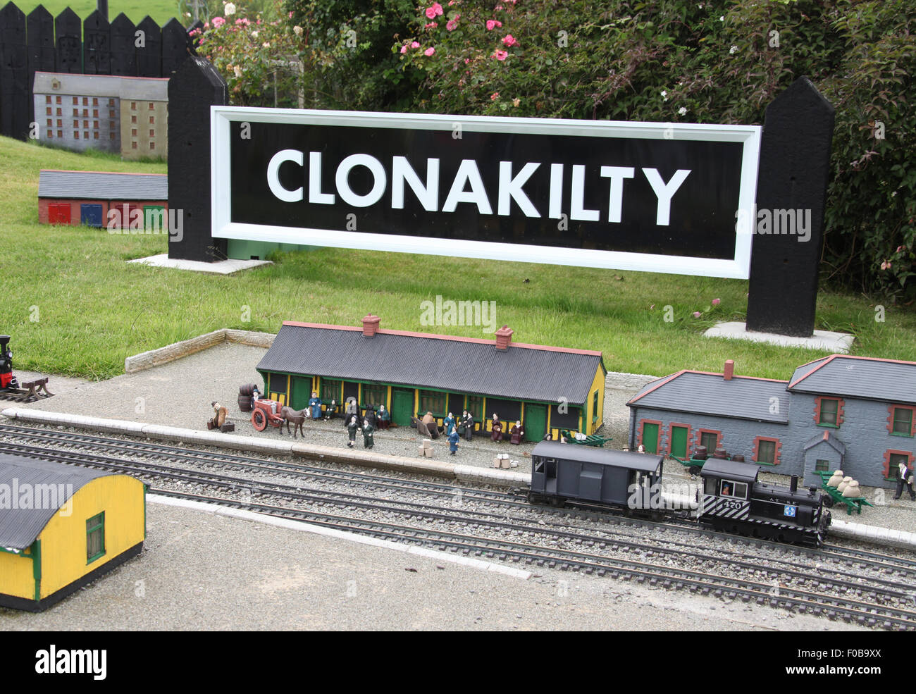 West Cork modello Villaggio Ferroviario a Clonakilty in Irlanda Foto Stock