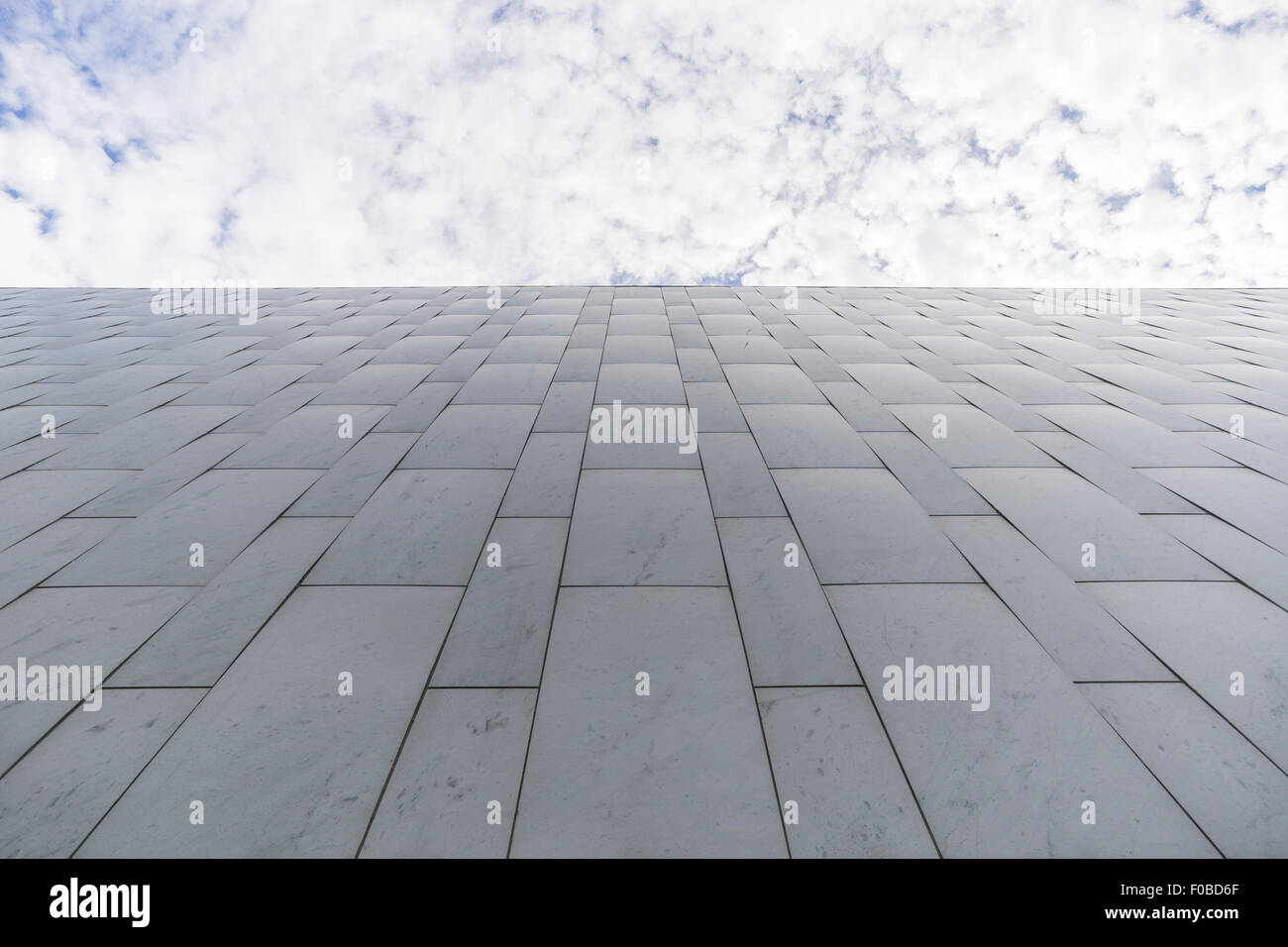 Facciata in marmo Foto Stock