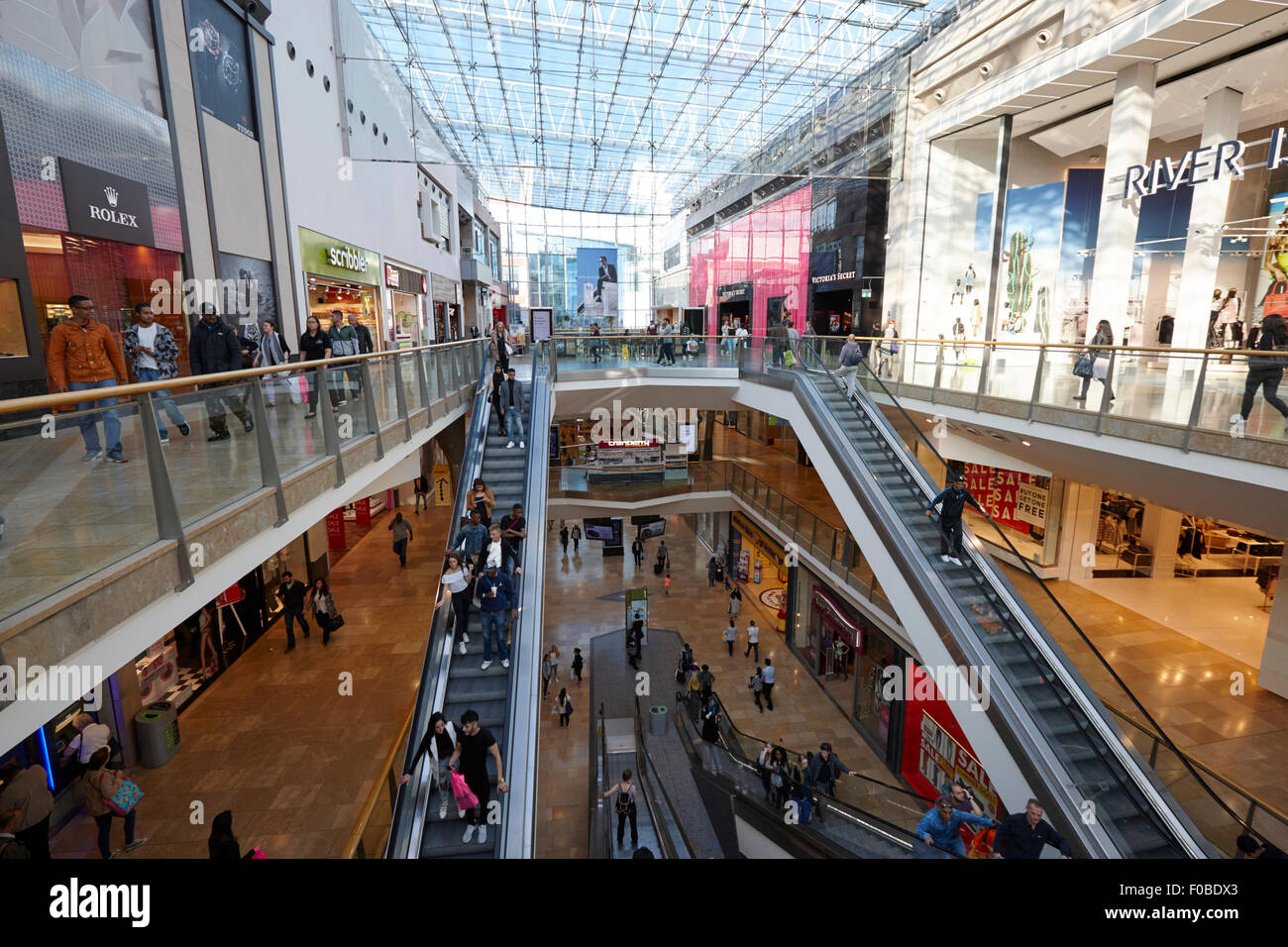 Birmingham Bullring Shopping Centre Regno Unito Foto Stock