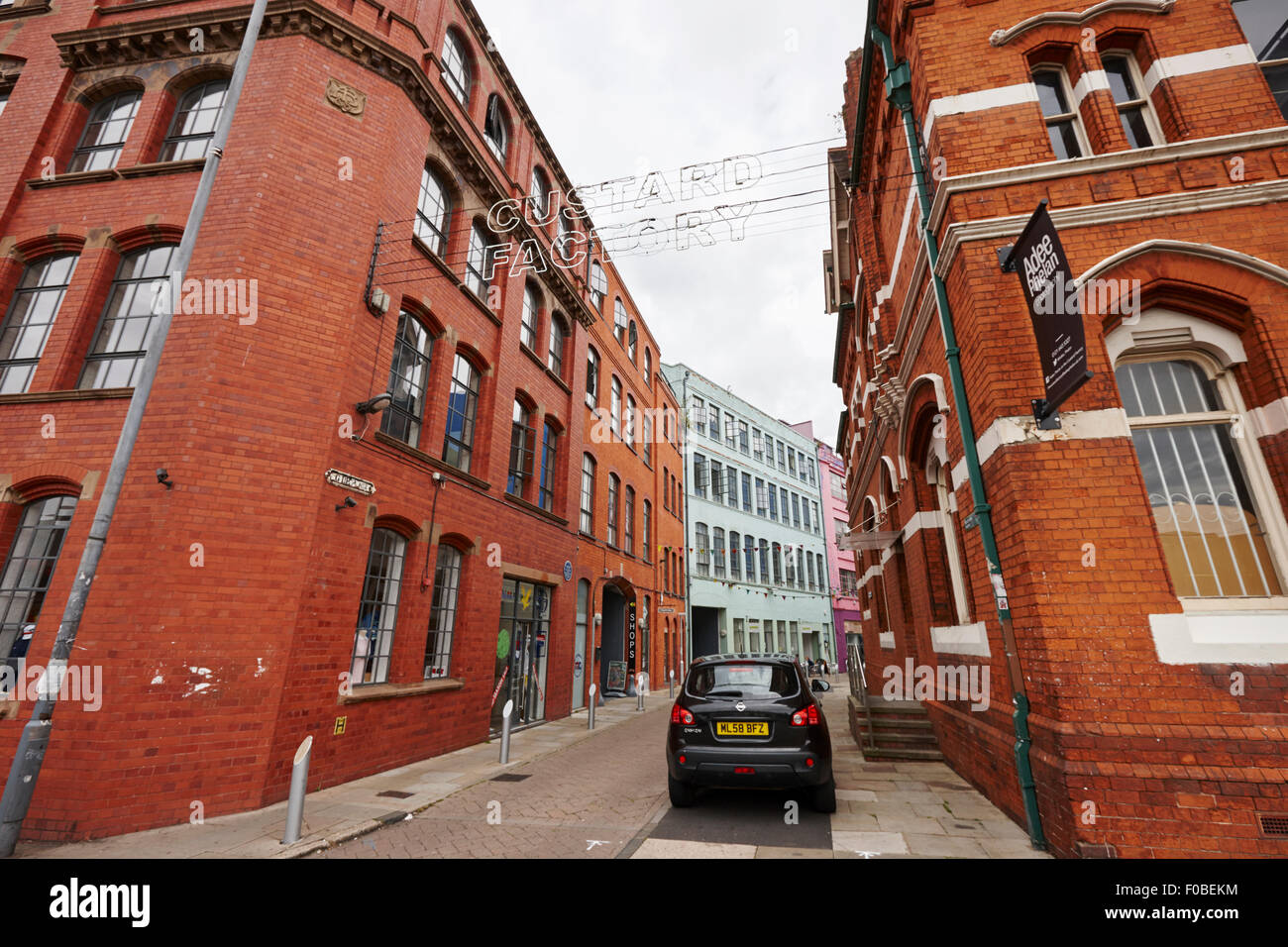 La crema custard factory Birmingham REGNO UNITO Foto Stock