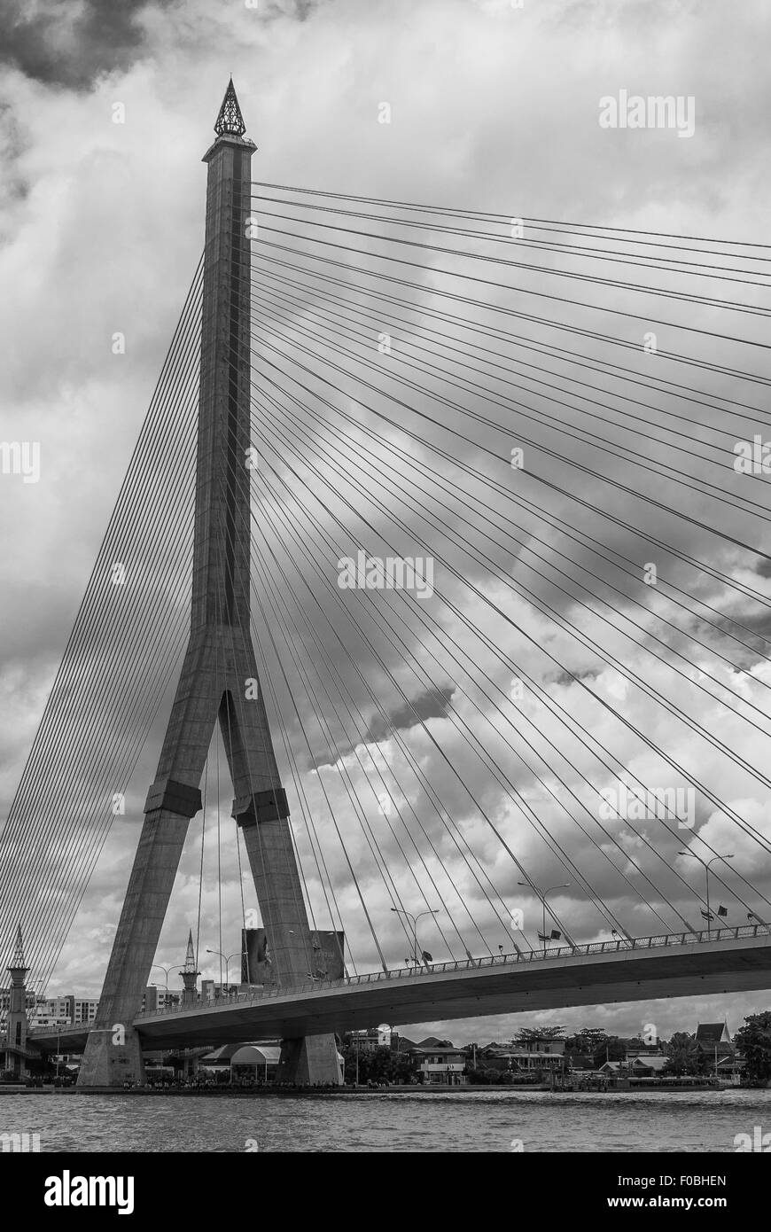 Bangkok moderno ponte in Thailandia Foto Stock