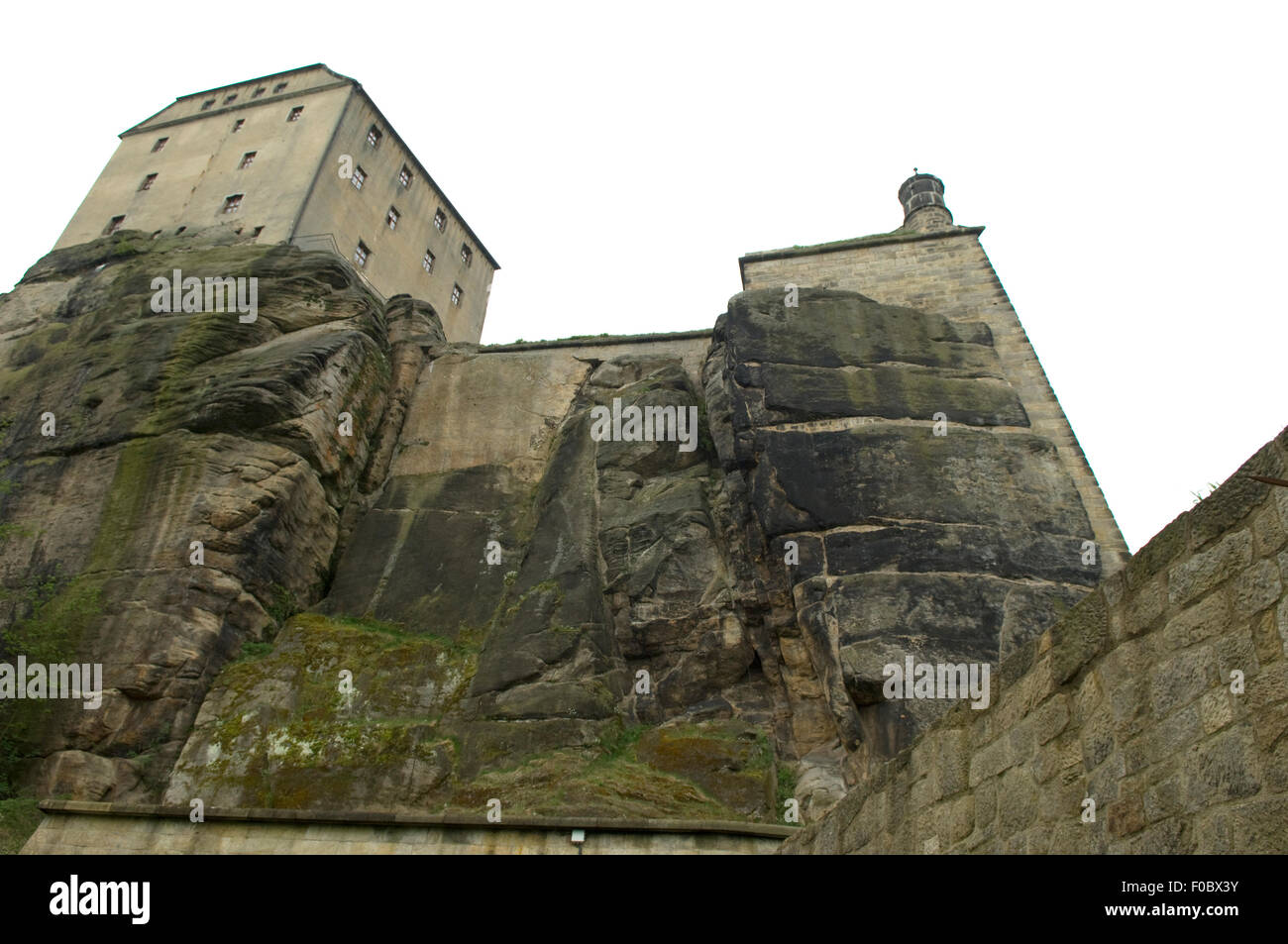 Burg Koenigstein, Festung, Svizzera Sassone; Foto Stock