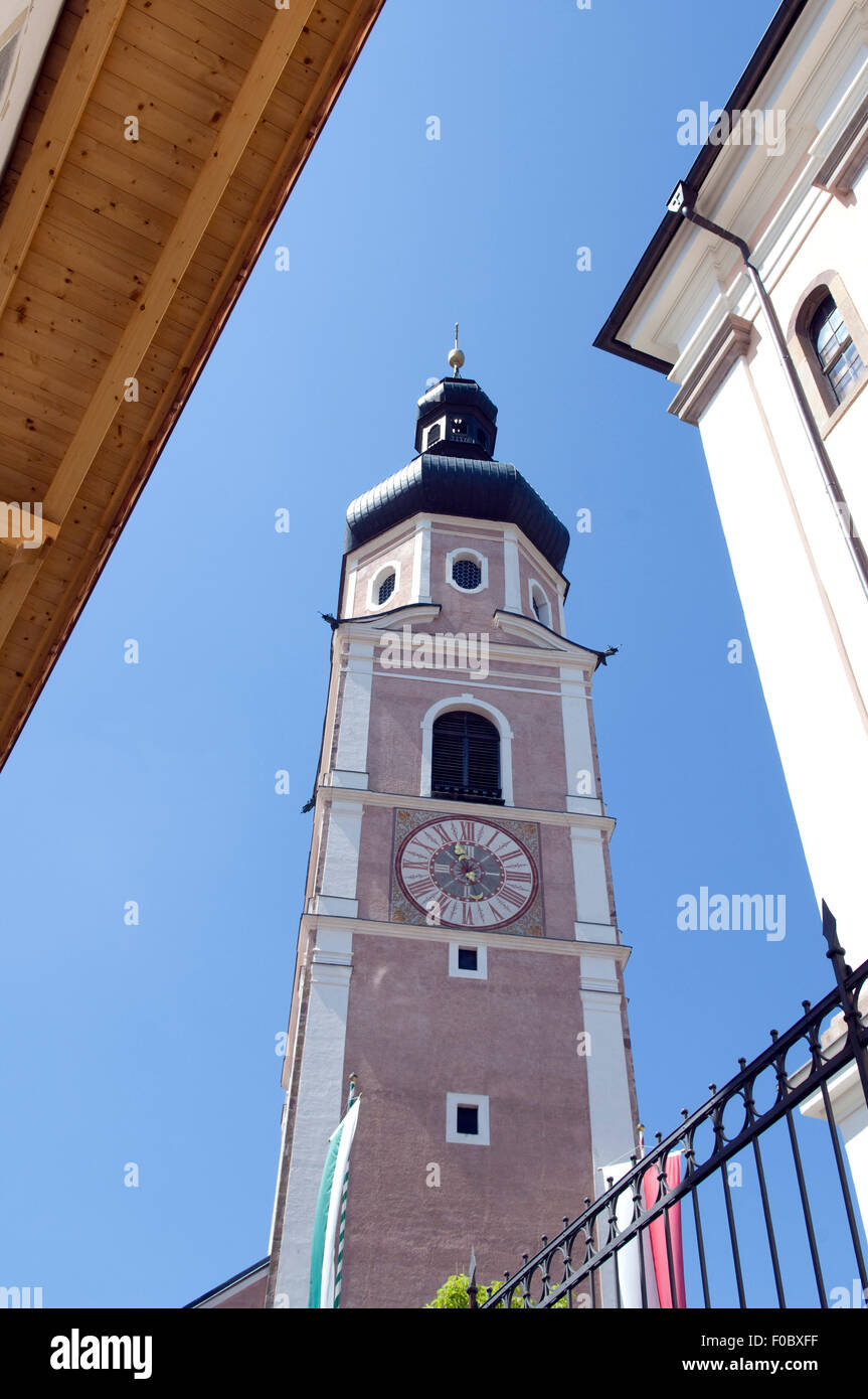 Kirchturm, Castelrotto, Foto Stock