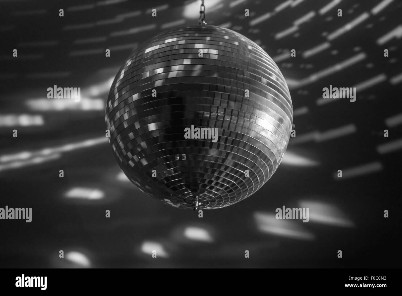 Discoteca sfondo sferico close up Foto Stock