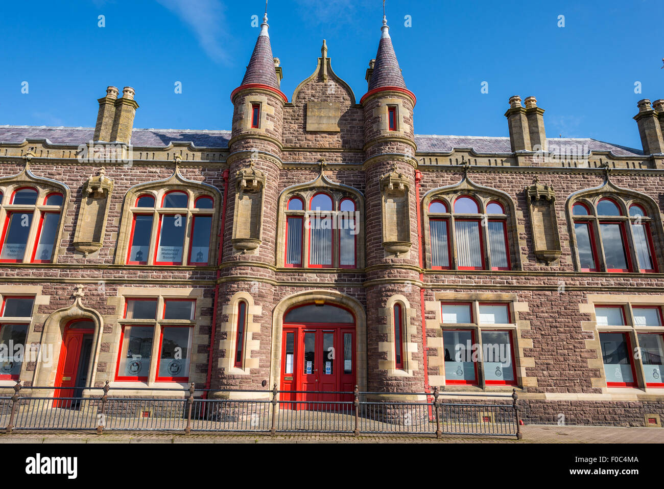 Stornoway Town Hall. Foto Stock