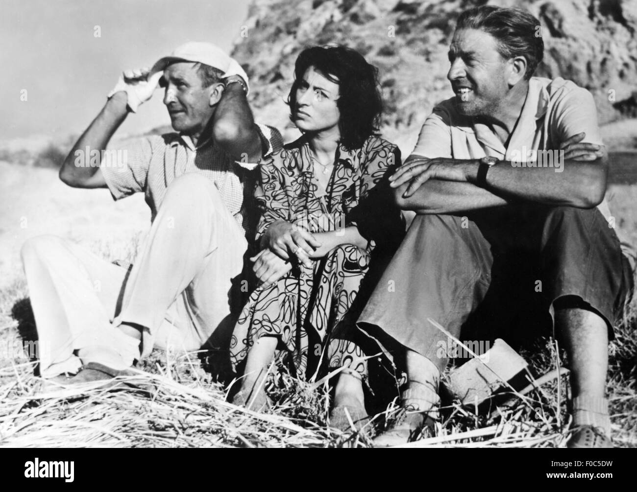 Film, "Vulcano" (Vulcano), ITA 1950, direttore: William Dieterle, rendendo di: William Dieterle, Anna Magnani, Arturo Gallea, a terze parti Permissions-Neccessary Foto Stock