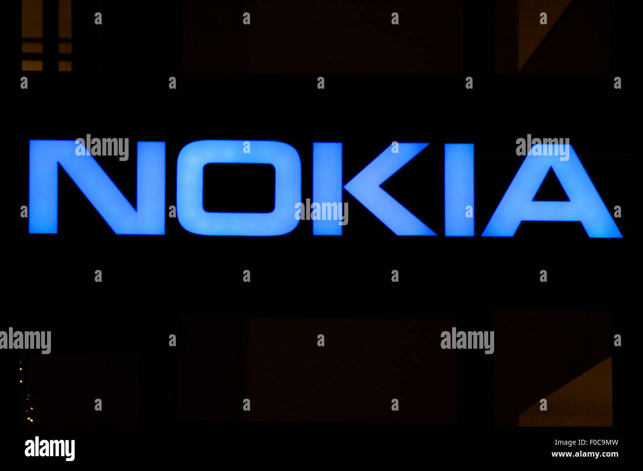 Markenname: "Nokia", Dezember 2013, Berlino. Foto Stock