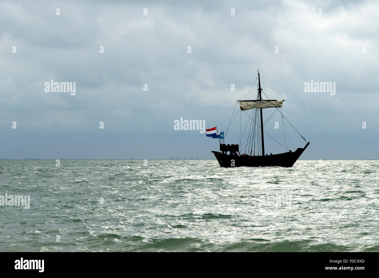 Segelboot, Nordsee, Foto Stock