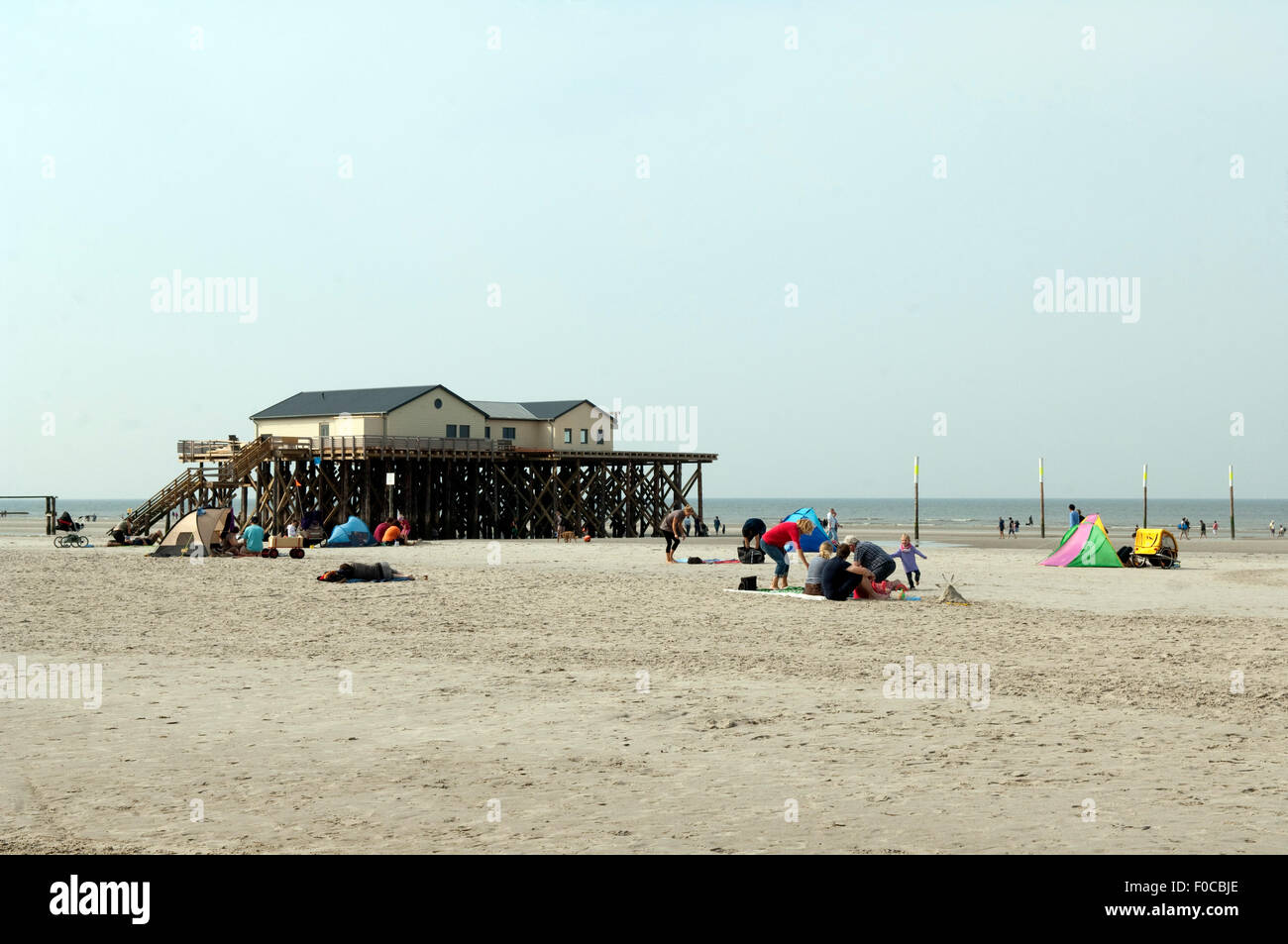 Strand, Sankt Peter-Ording, - DEU, Deutschland, Foto Stock