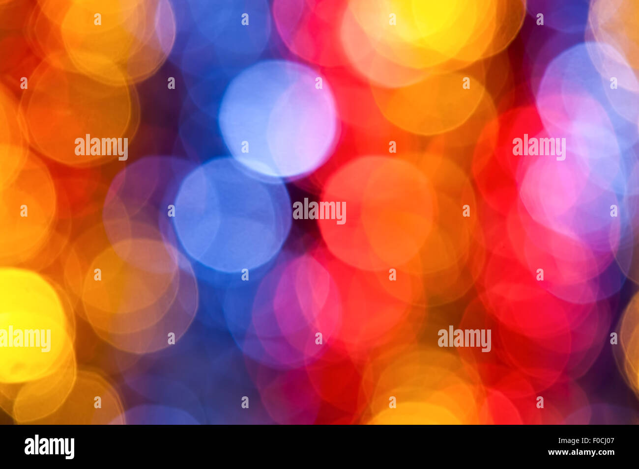 Varicolored sfondo bokeh di fondo Foto Stock